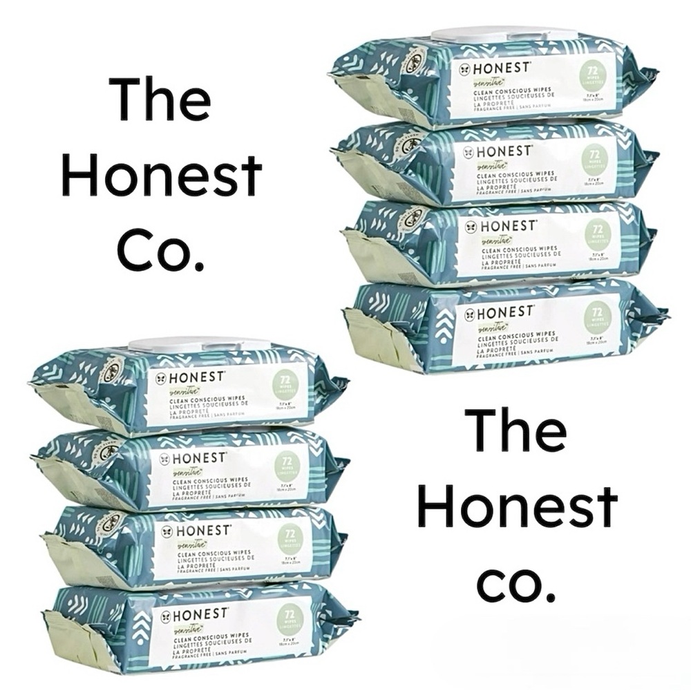 NEW!!! Honest Plant-Based Baby Wipes Fragrance-Free - Picture 1 of 1
